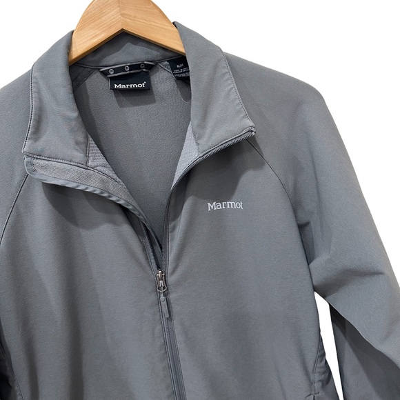 Marmot Men's Softshell Jacket Gray Full Zip Lightweight Size Medium - Picture 2 of 9
